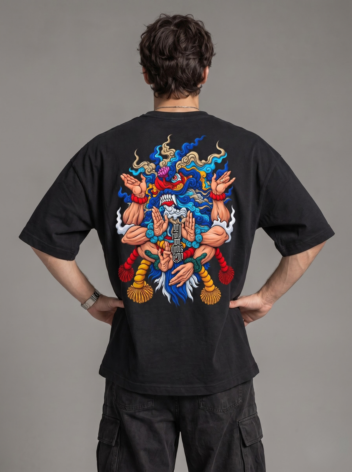 Divine Guardian Oversized T-Shirt