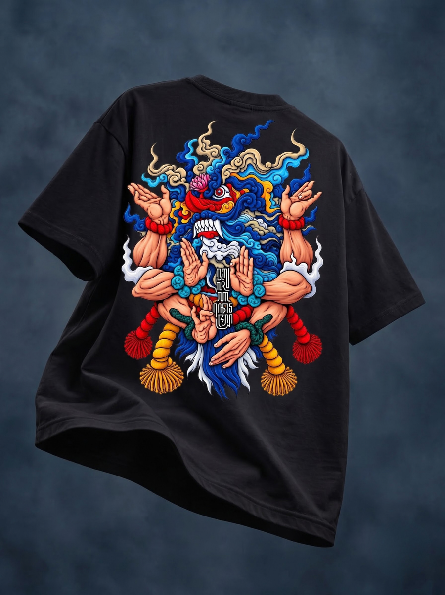 Divine Guardian Oversized T-Shirt