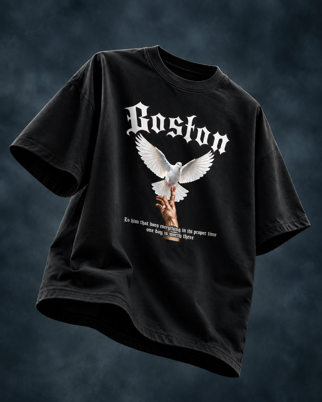 Boston Dove Oversized T-Shirt