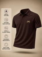 Thoughtful Fit Premium Polo T-Shirt Brown