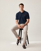 Thoughtful Fit Premium Polo T-Shirt Navy Blue