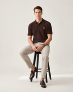 Thoughtful Fit Premium Polo T-Shirt Brown