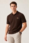 Thoughtful Fit Premium Polo T-Shirt Brown