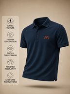 Thoughtful Fit Premium Polo T-Shirt Navy Blue