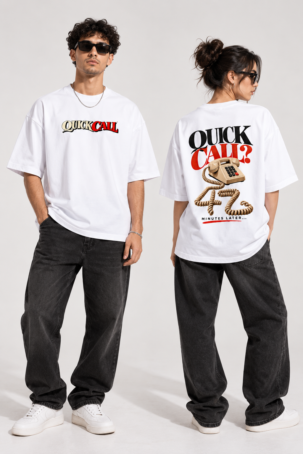 Office Quick Call? Oversized T-Shirt