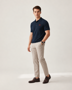 Thoughtful Fit Premium Polo T-Shirt Navy Blue