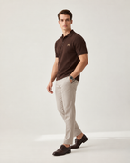Thoughtful Fit Premium Polo T-Shirt Brown