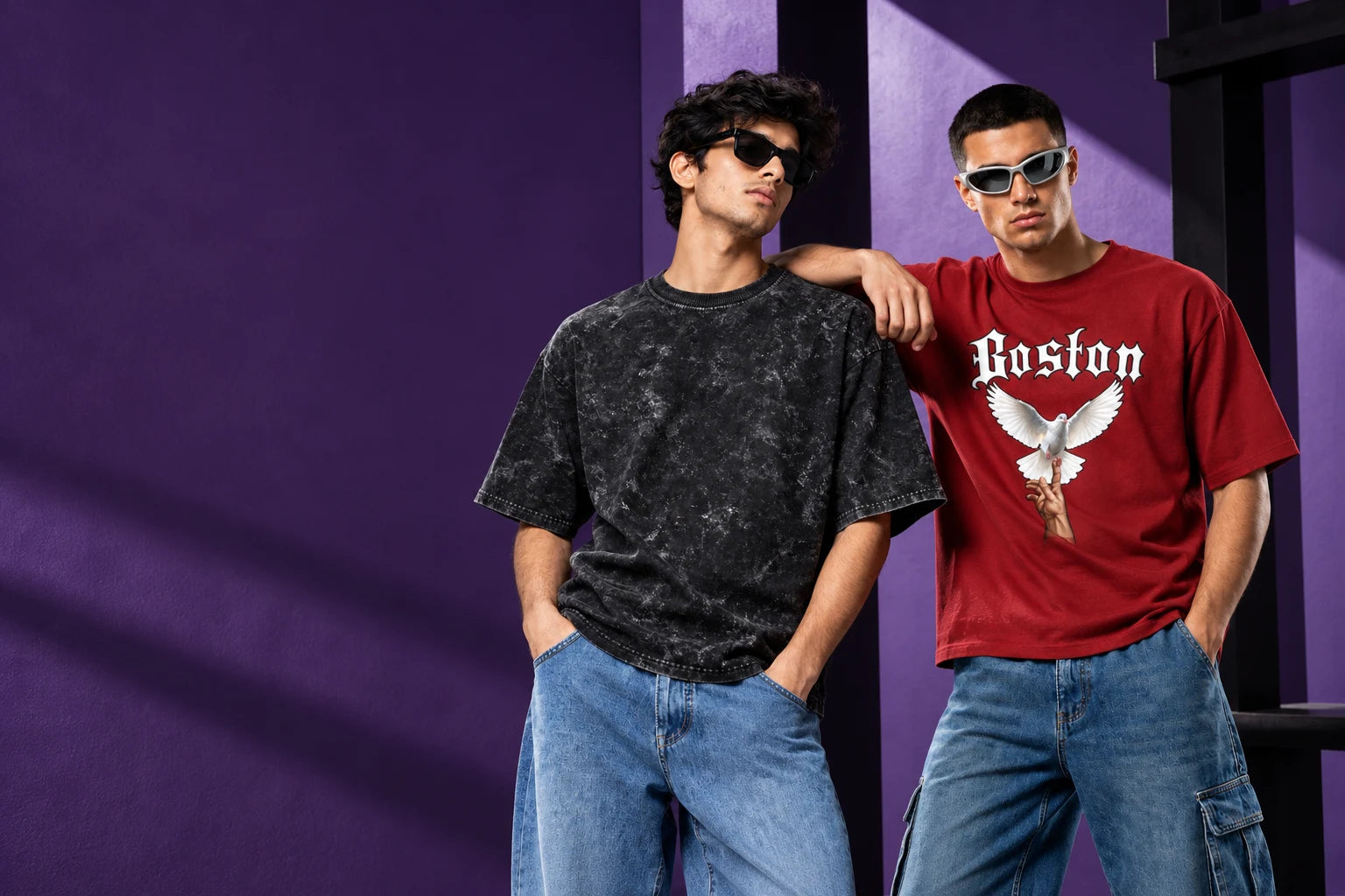 Thoughtful Fit oversized T-shirt campaign